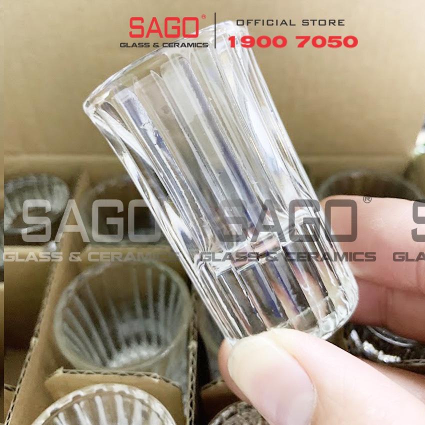 Ly Thủy Tinh  Stripes Shot 22ml |  Thủy Tinh Cao Cấp