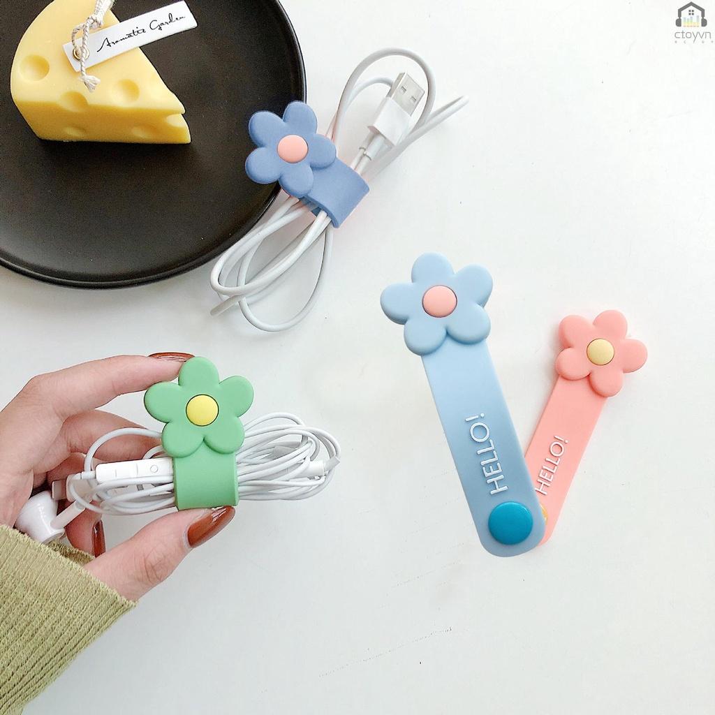 Dụng cụ quấn dây cáp gọn gàng bằng silicone