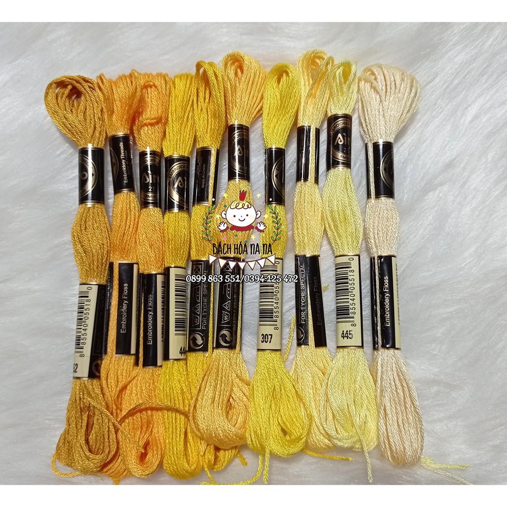 Set chỉ thêu Airo tông Xanh Dương - Xanh Biển / Nana Handmade DIY Thêu Tay Shop