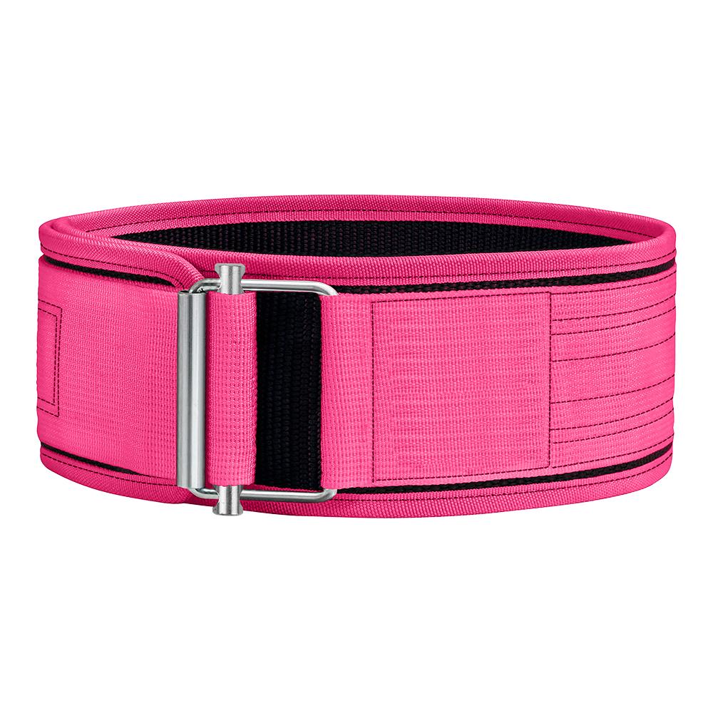 Khóa nhanh đai cử tạ có thể điều chỉnh Thắt lưng tập thể dục nylon cho nam và nữ chết chóc squating nâng hỗ trợ trở lại Color: pink lifting belt Size: XL