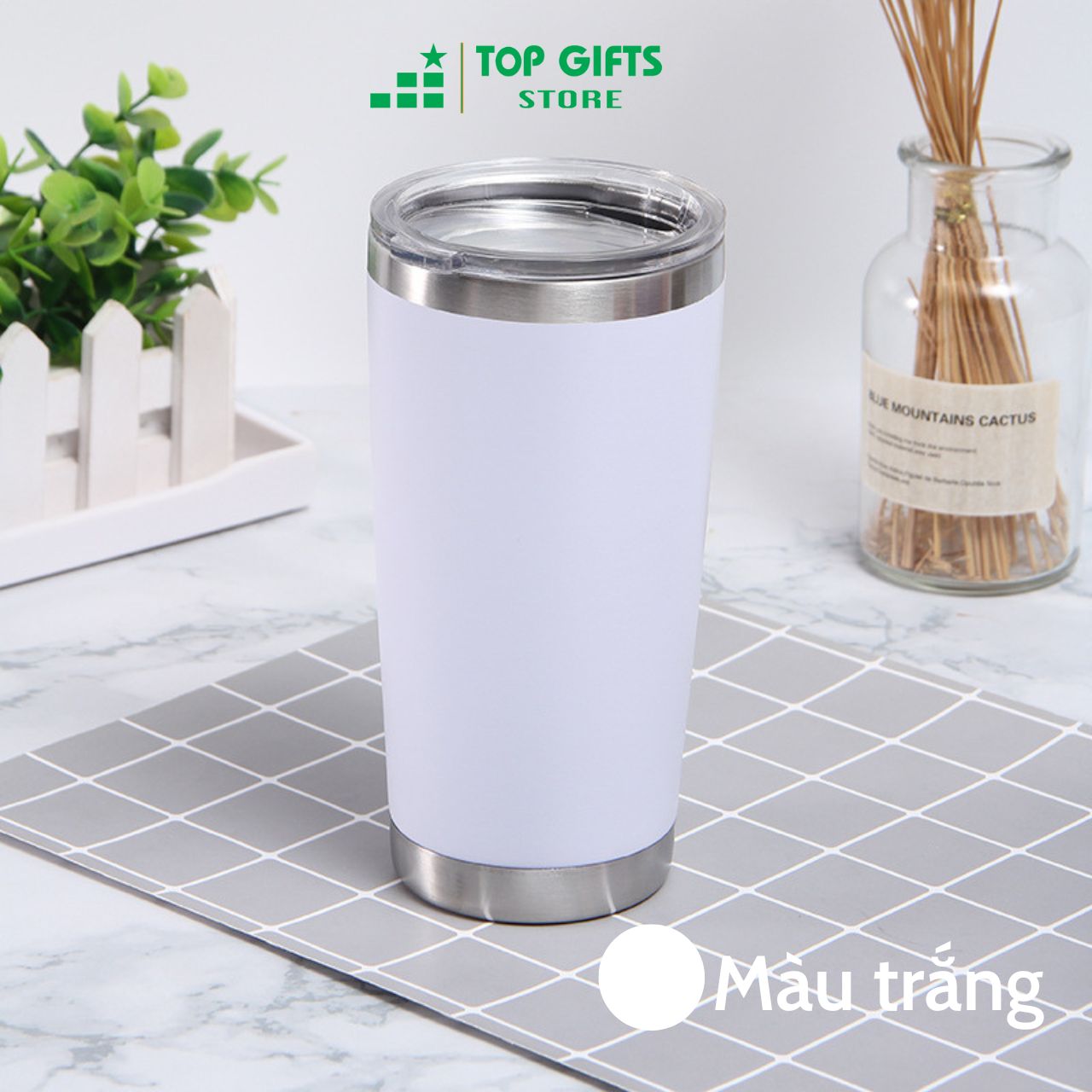 Ly giữ nhiệt LGN600 dung tích 600ml - 2 màu khắc tên theo yêu cầu