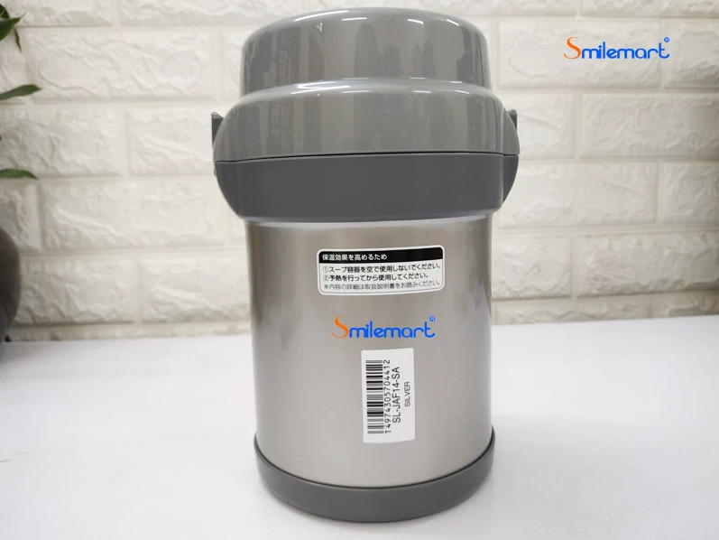 Hộp cơm giữ nhiệt 4 ngăn Zojirushi SL-JAF14-SA 1,27L, hàng chính hãng