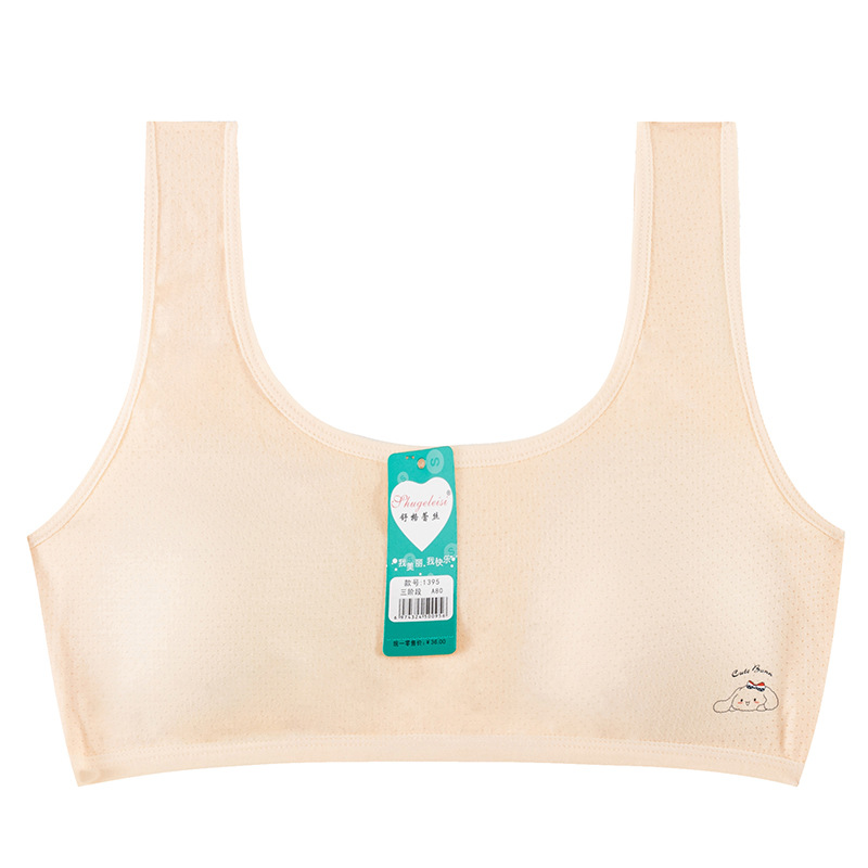 Áo Bra Cotton Mút Liền Dành Cho Học Sinh 1395 – Êm Mềm, Thoáng Khí, Nâng Đỡ Tự Nhiên