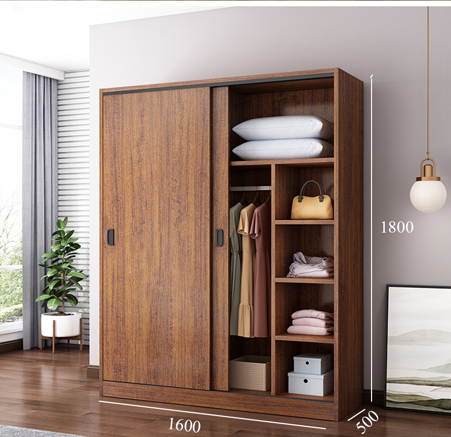 Tủ áo gỗ hiện đại kiểu dáng thanh lịch