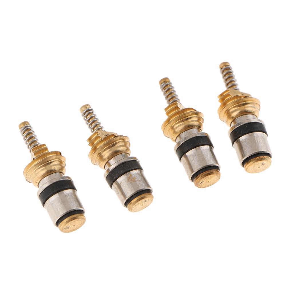 4pcs Air Conditioning AC High Pressure Valve Stem Cores For