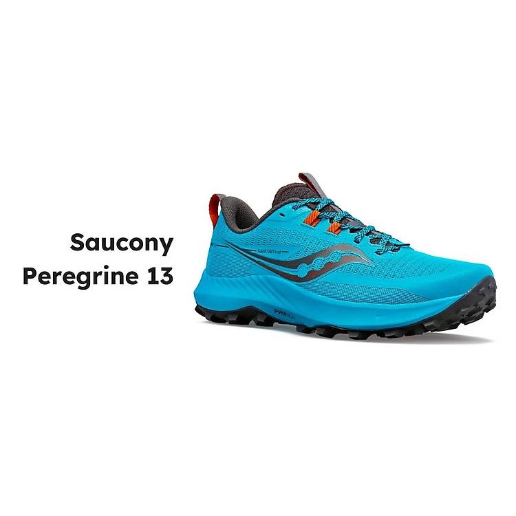 Giày Chạy Địa Hình Nam Saucony Peregrine 13 - Agave/Basalt