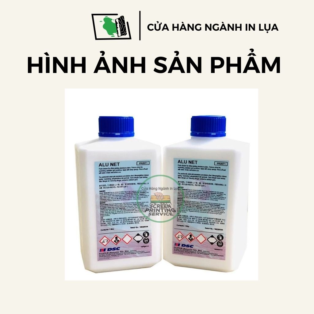 Sữa lau bản kẽm Alunet hãng DSC dành cho công nghệ in offset