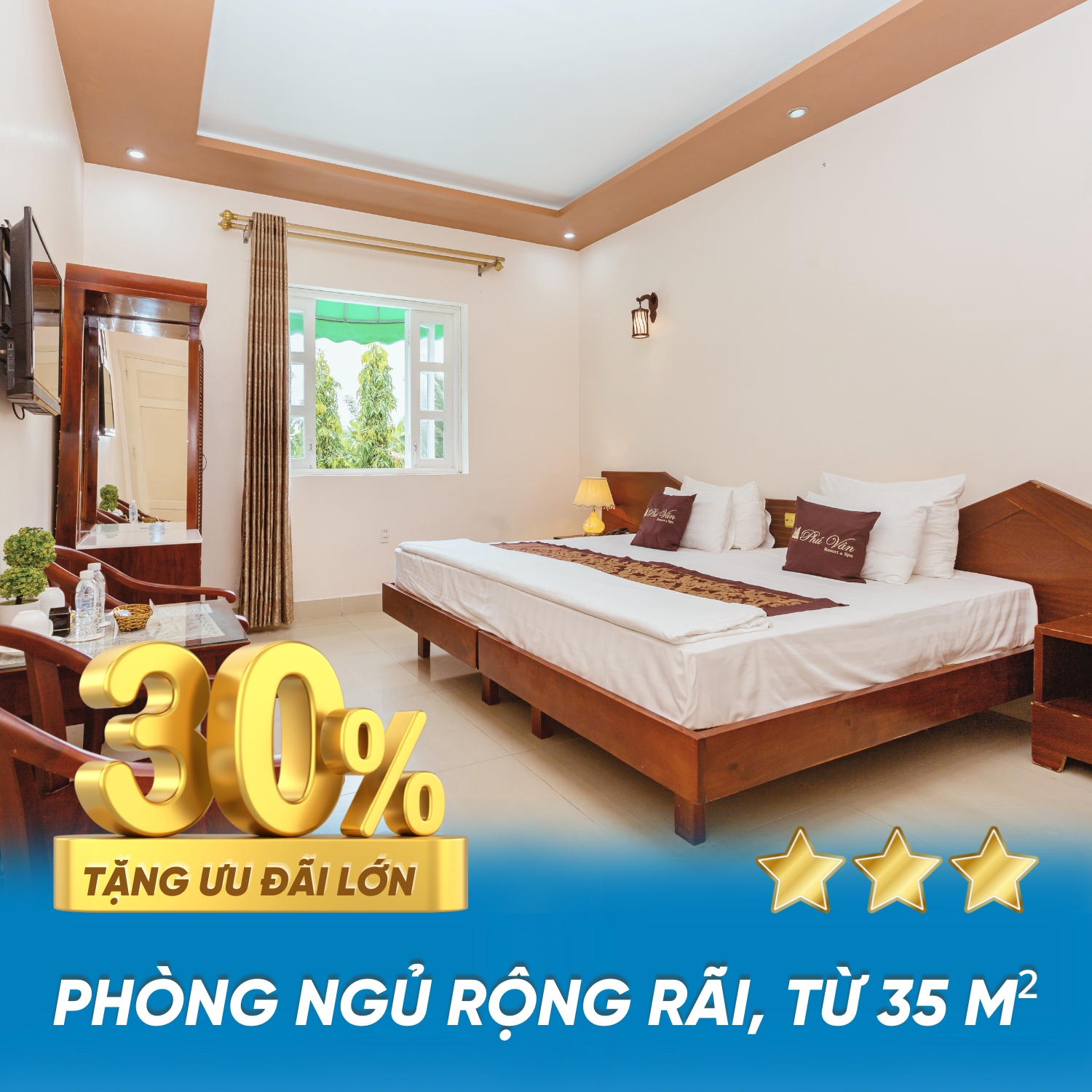 Phú Vân Resort & Spa 3* Phú Quốc - Bữa Sáng, Hồ Bơi, Bãi Biển Riêng, Ngay Trung Tâm Đảo, Giá Tốt 2024