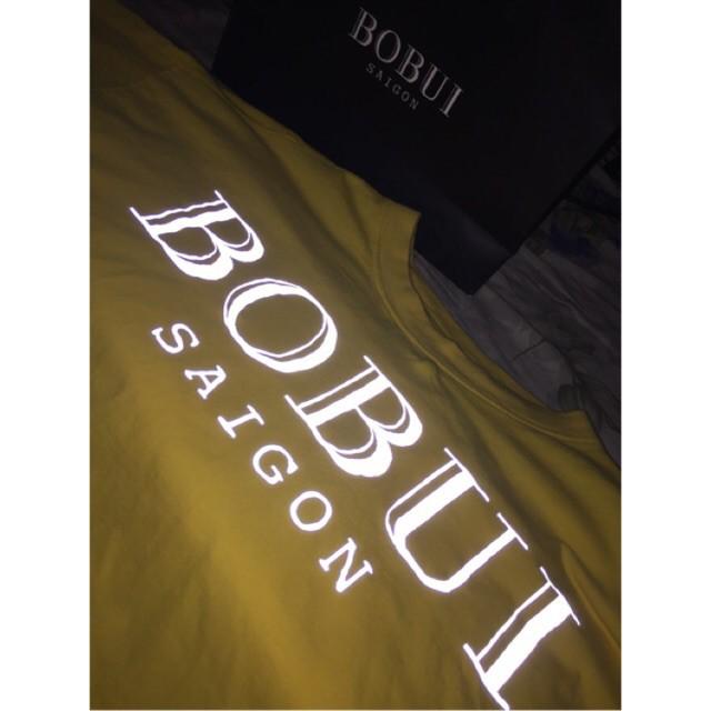 Áo Oversize BOBUI Vàng Phản Quang , Tee Bobui Saigon Reflective YELLOW