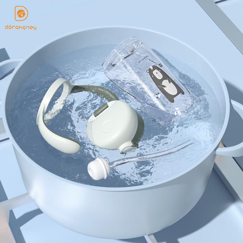 Dorahoney Nước Sữa Cho Bé Bú Bình Chuẩn 240Ml Chống Đầy Hơi Tritan Kid Cho Bé Sippy Cup Có Tay Cầm Cho Bé