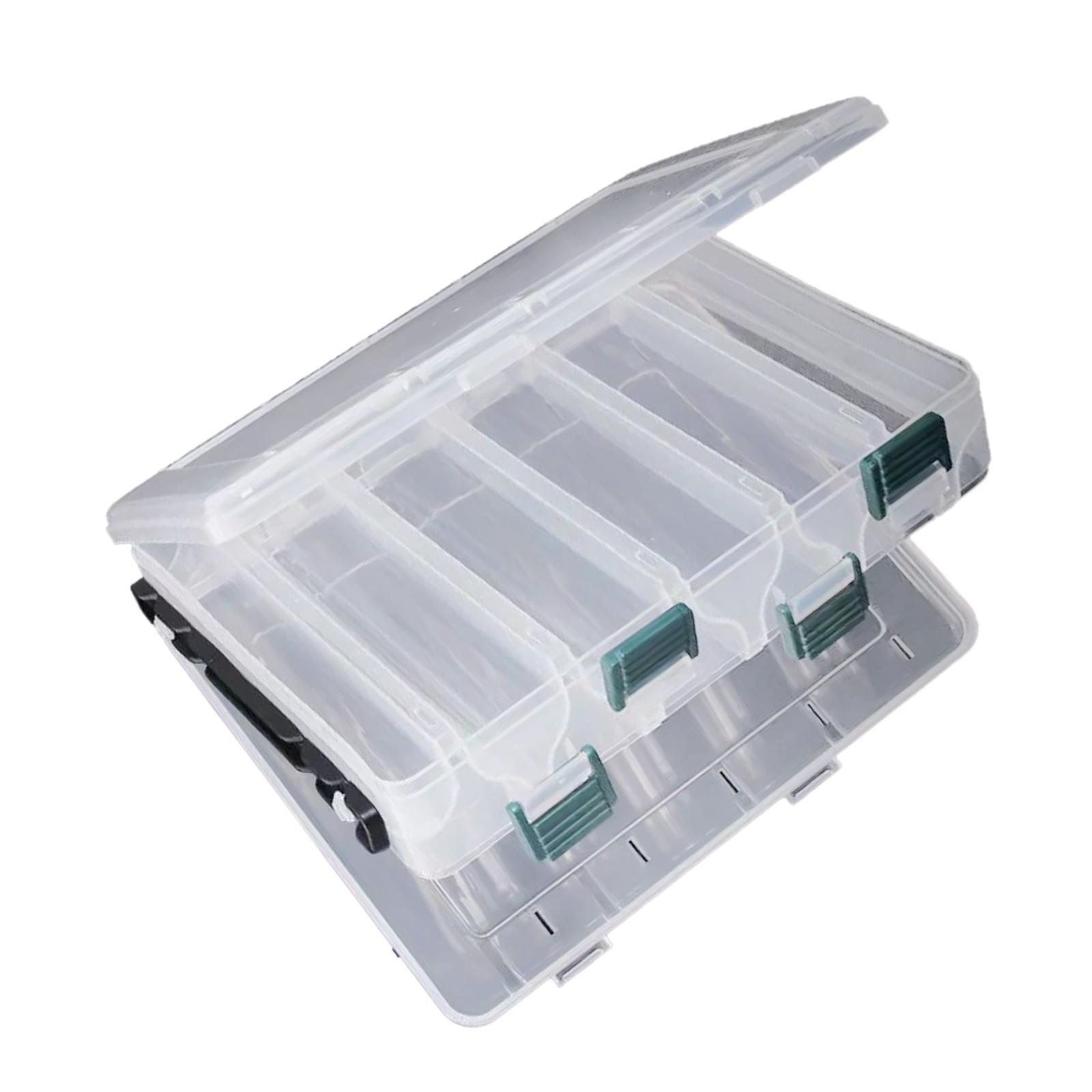 Tackle Box Tackle Storage Lure Hooks Multi Compartments Fishing Gear Accessory Removable Handle Portable Fly Fishing Organizer