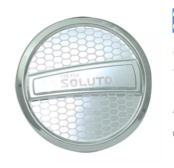 ỐP NẮP XĂNG CHO XE KIA SOLUTO MẠ CROM CAO CẤP