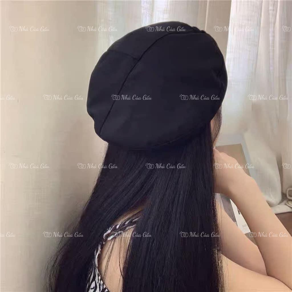 Mũ nồi trái tim chất vải da lộn mịn tưng luôn, sờ chất thích mê ạ