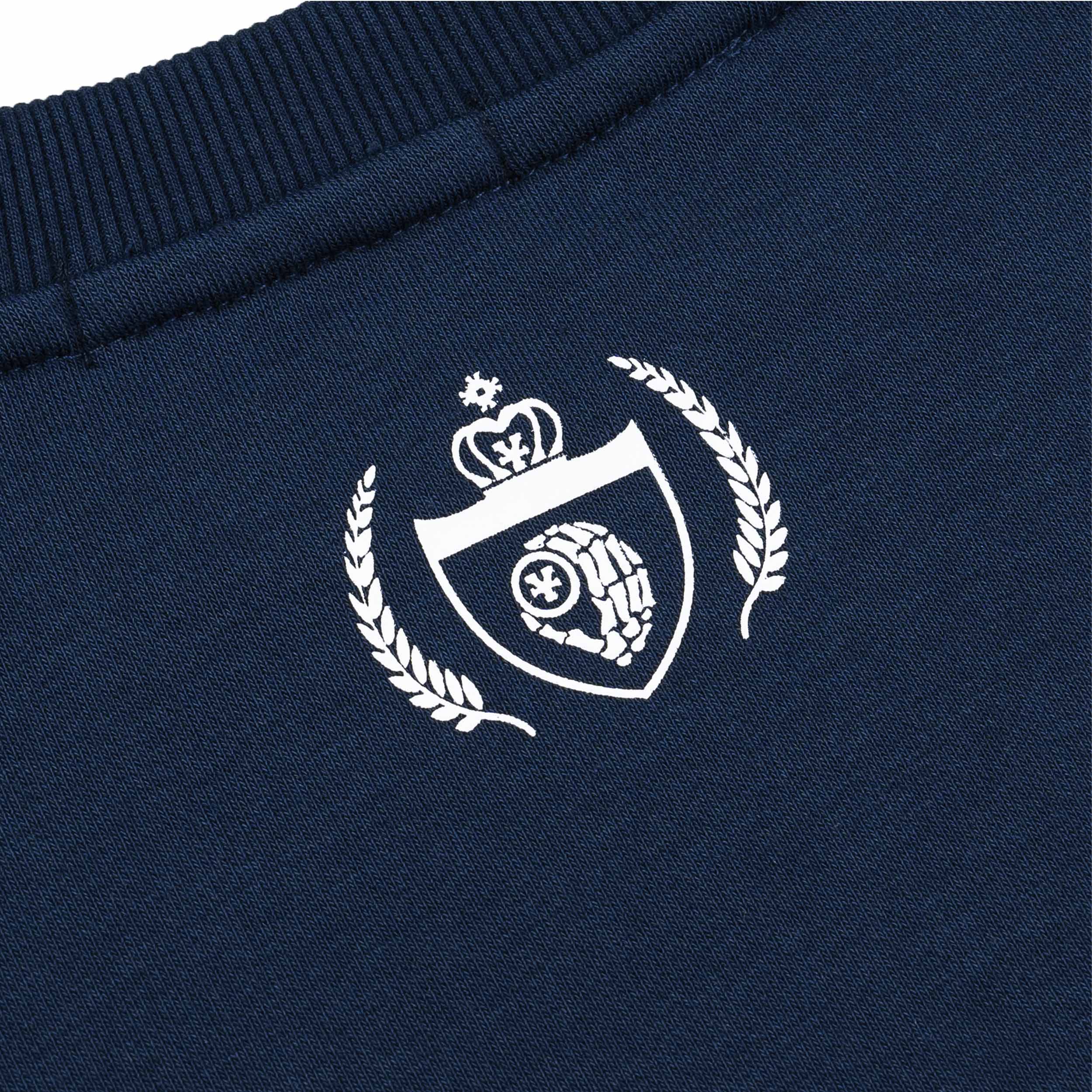 Combo Quần Áo DirtyCoins Sweatshirt Academy Script + Sweatshorts Academy - Blue