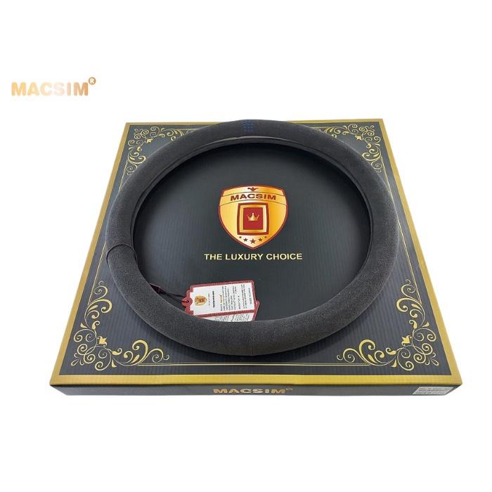 Bọc vô lăng cao cấp Macsim mã 8855 màu đen đỏ, đen xanh