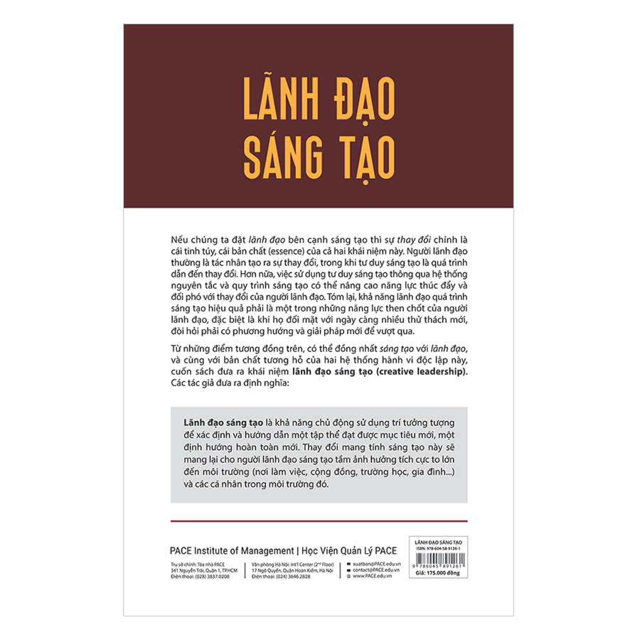 Lãnh Đạo Sáng Tạo (Creative Leadership) - Gerard J. Puccio, Marie Mance, Mary C. Murdock - PACE Books