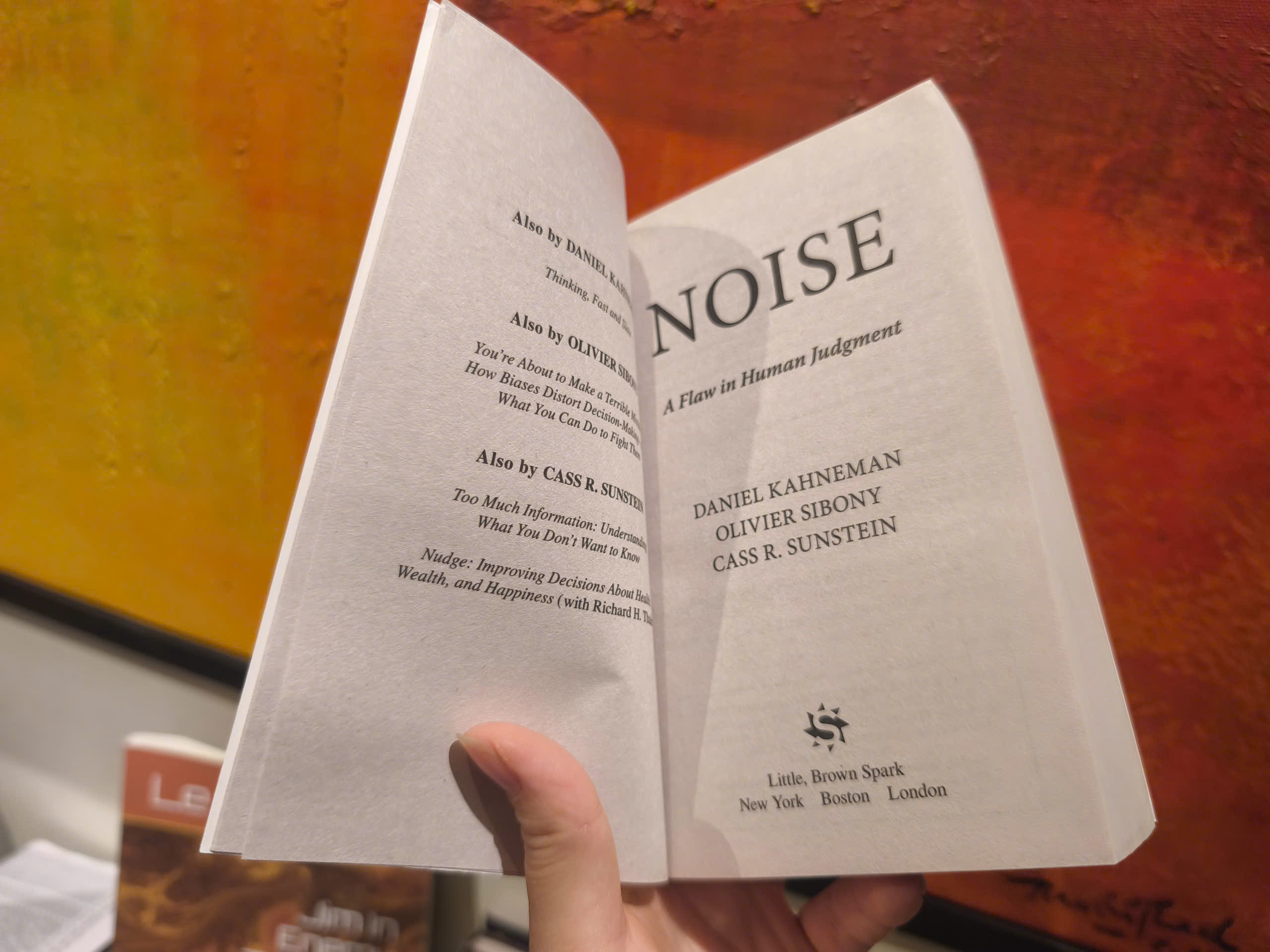 Sách - Noise: A Flaw in Human Judgment by Daniel Kahneman - Psychology/ Nonfiction /Science