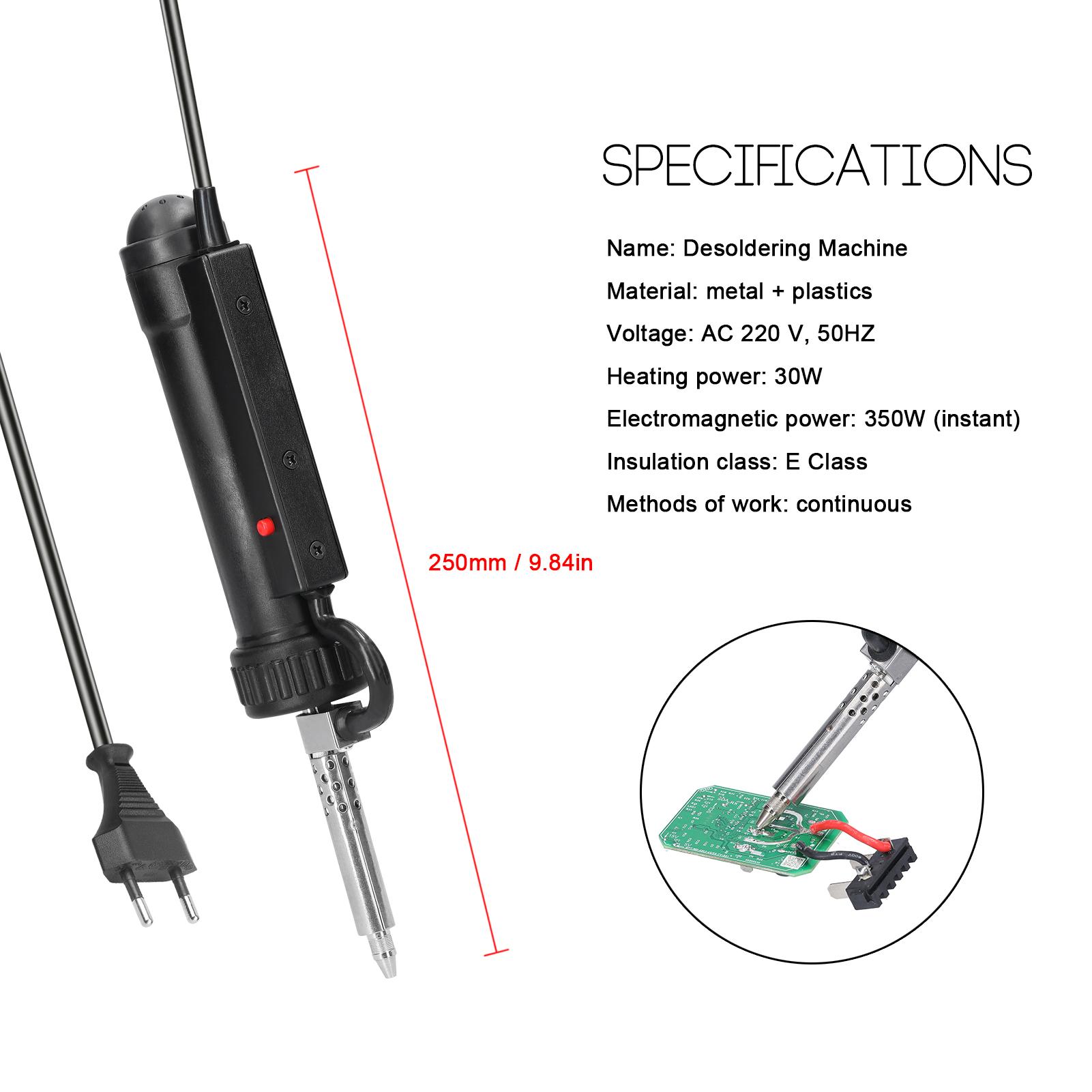 Automatic Portable Electric Solder Tin Sucker Vacuum Soldering Remove Pump Desoldering Machine