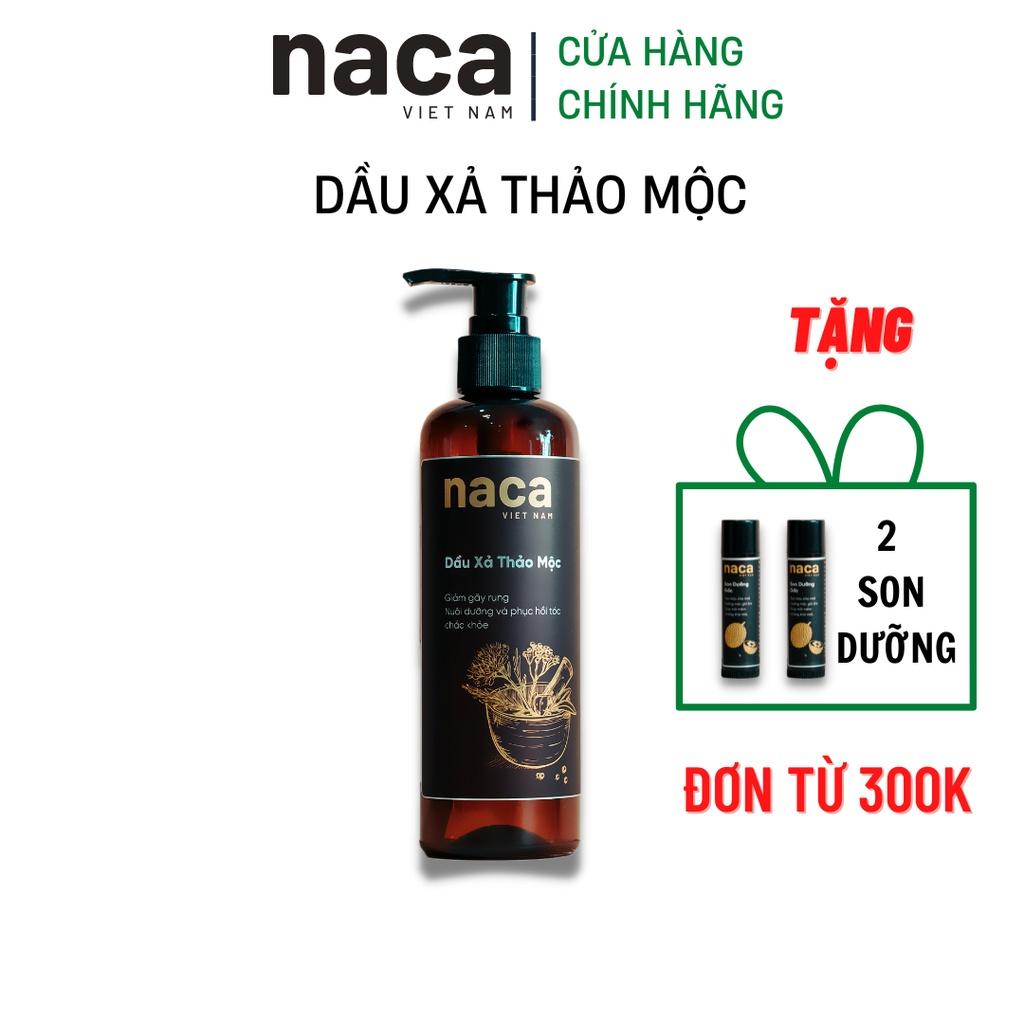 Dầu Xả Thảo Dược Đen Tóc Bóng Mượt Naca Việt Nam Dầu Xả Phục Hồi Tóc Ngăn Rụng Tóc 300 ml