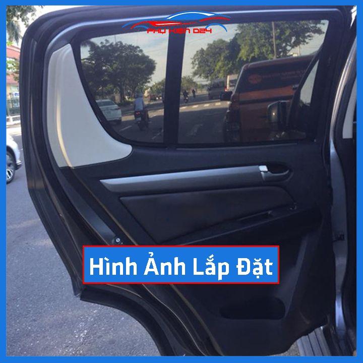 Bộ 4 rèm chắn nắng nam châm Chevrolet Trailblazer khung cố định chống tia UV