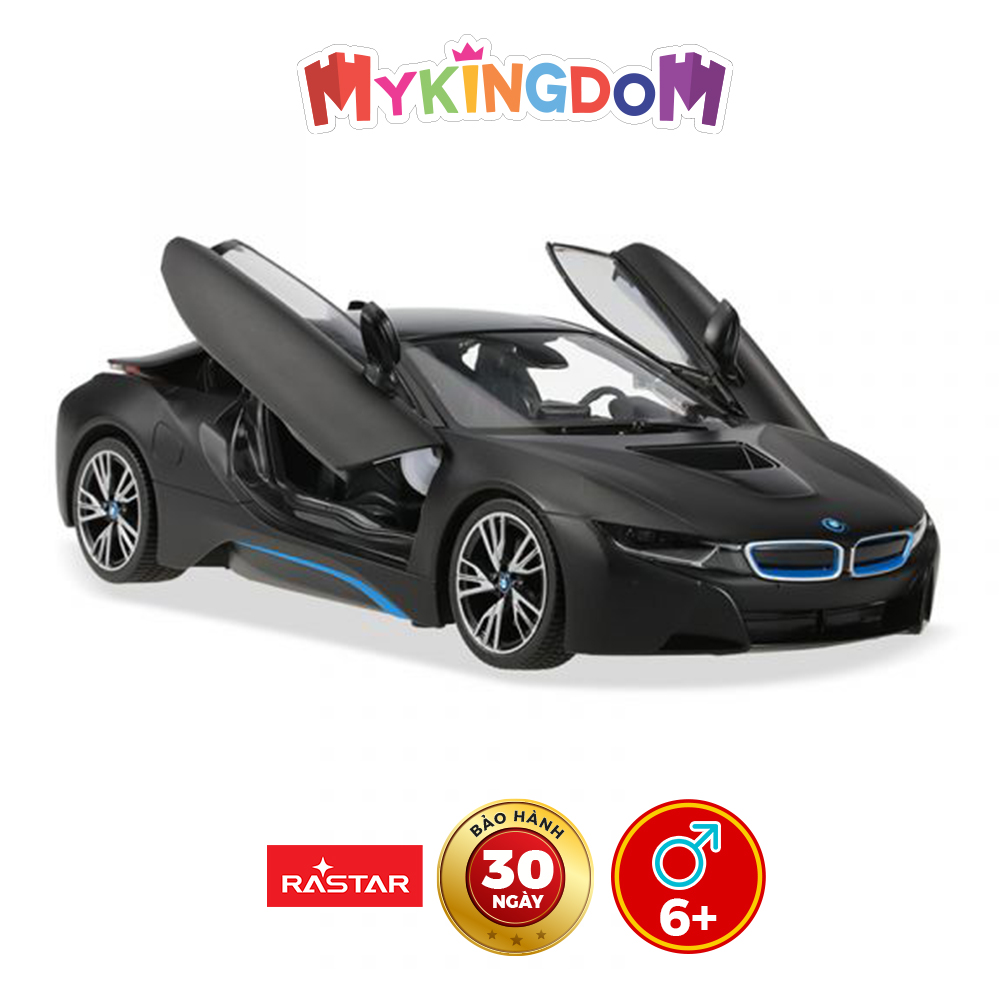 Đồ Chơi Điều Khiển RASTAR Xe Bmw I8 Mở Cửa Bằng Điều Khiển Đen R71000-2