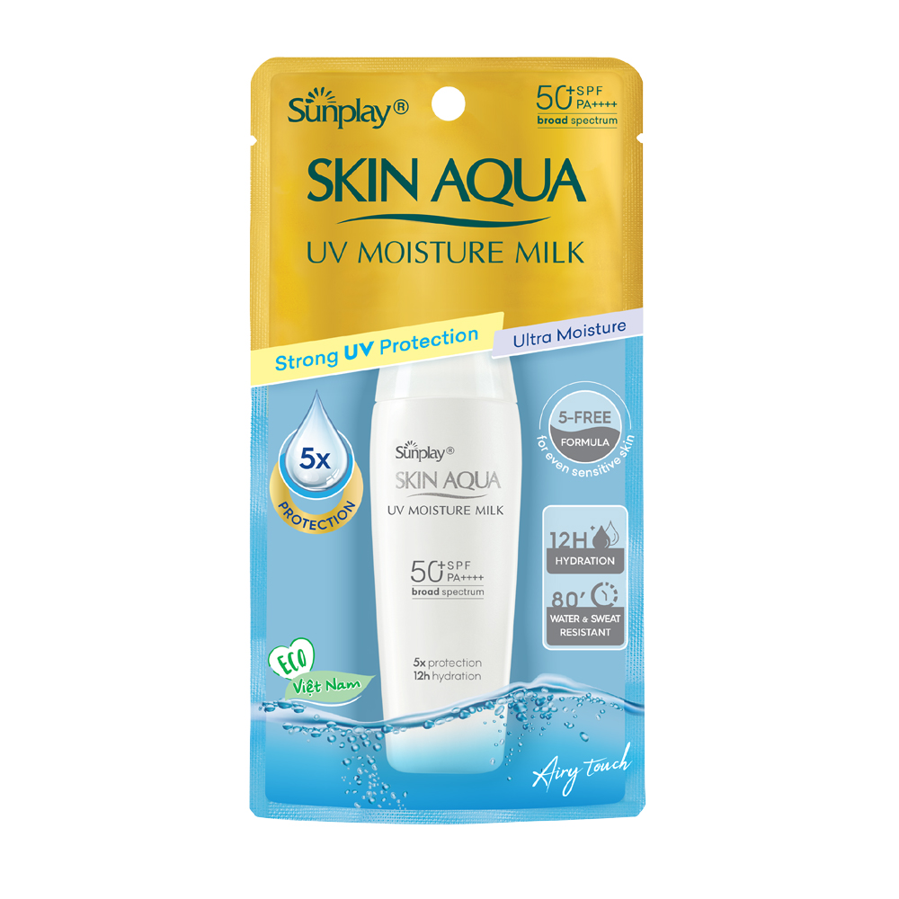 Sữa Chống Nắng Dưỡng Da Giữ Ẩm Sunplay Skin Aqua UV Moisture Milk SPF50 30g