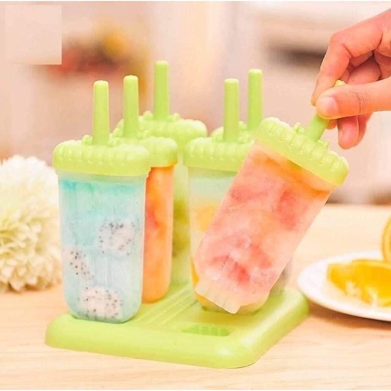 Khuôn kem nhựa 6 que