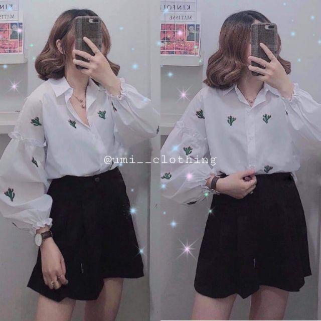 Hình thậtÁo sơmi sương rồng