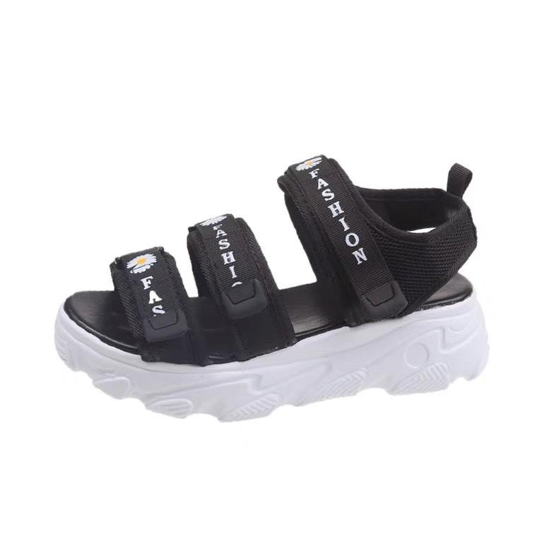 (free ship + Sẵn) Sandal quai hậu học sinh, dép sandal 3 quai