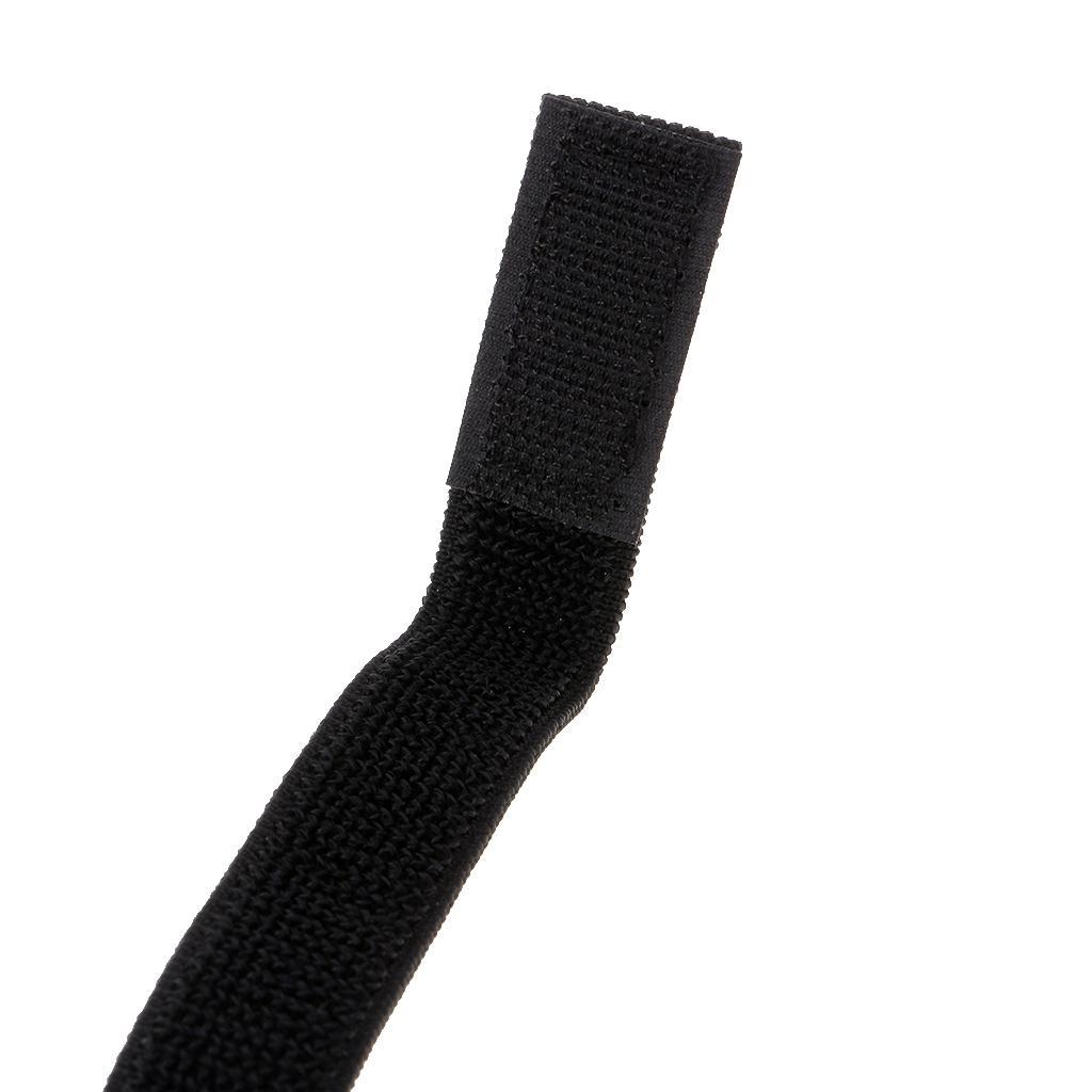 20pcs Black Self Adhesive Nylon Cable Ties with Wire Cord Strap Reusable Hook Loop