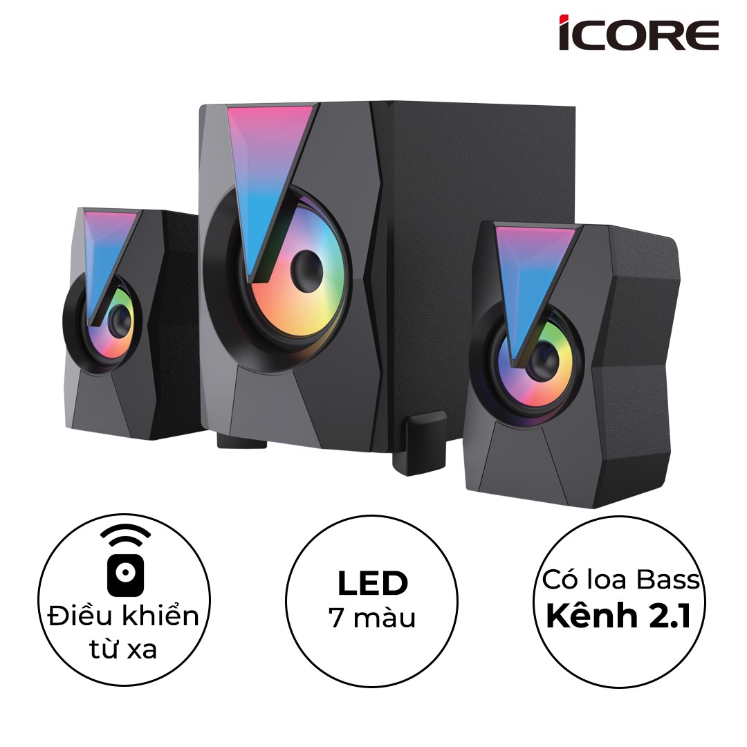 Loa Vi Tính 2.1 iCore 510U - Hàng Chính Hãng