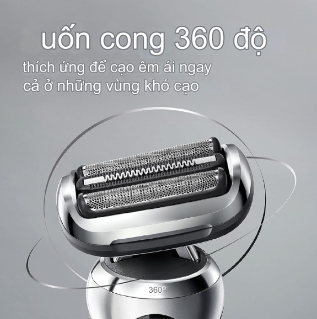 Máy cạo râu Braun Series 7, máy cạo râu khô và ướt, nhập Đức, BH 12 tháng