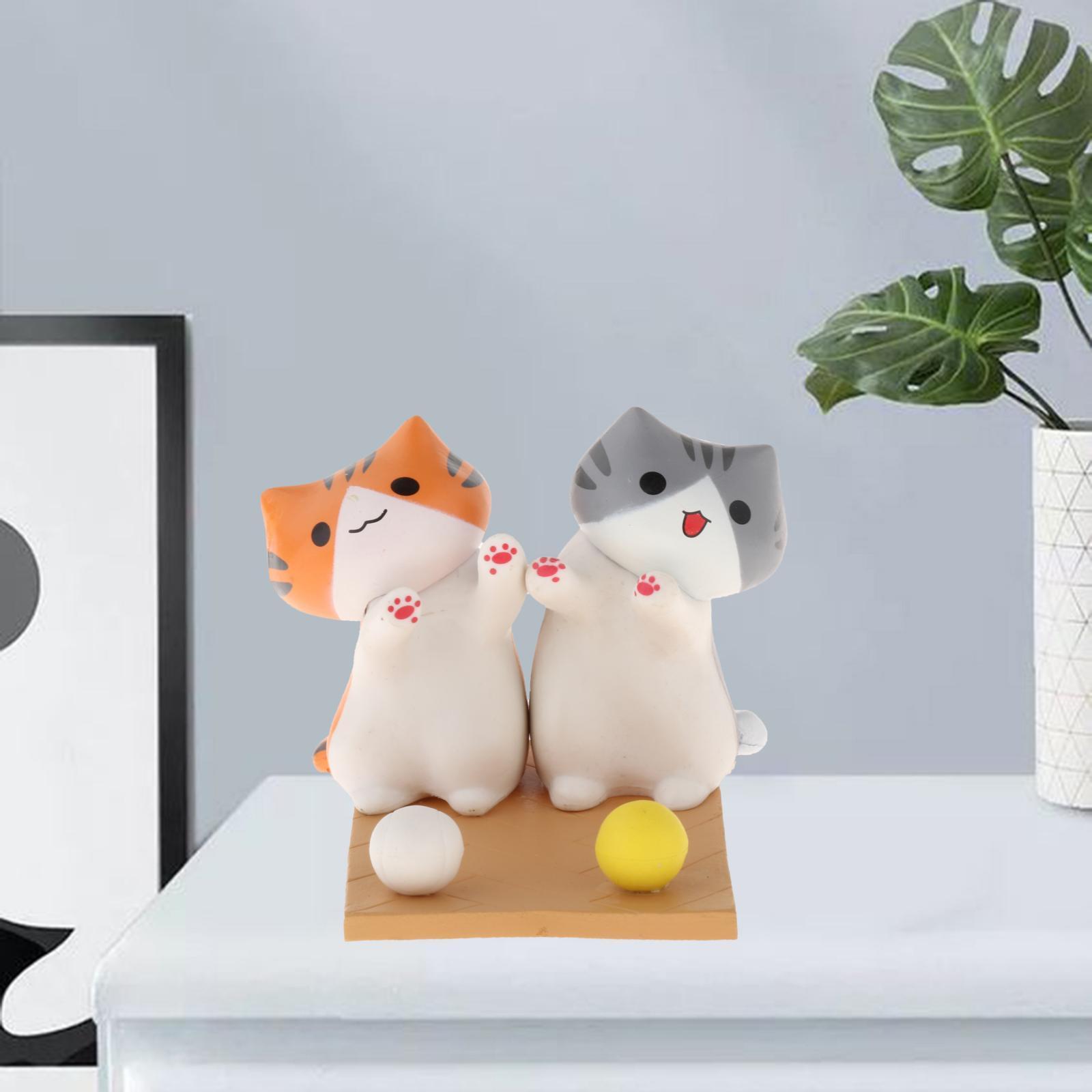 2x Cute Phone Holder PVC Desk Cellphone Tablets Stand for Friends Family