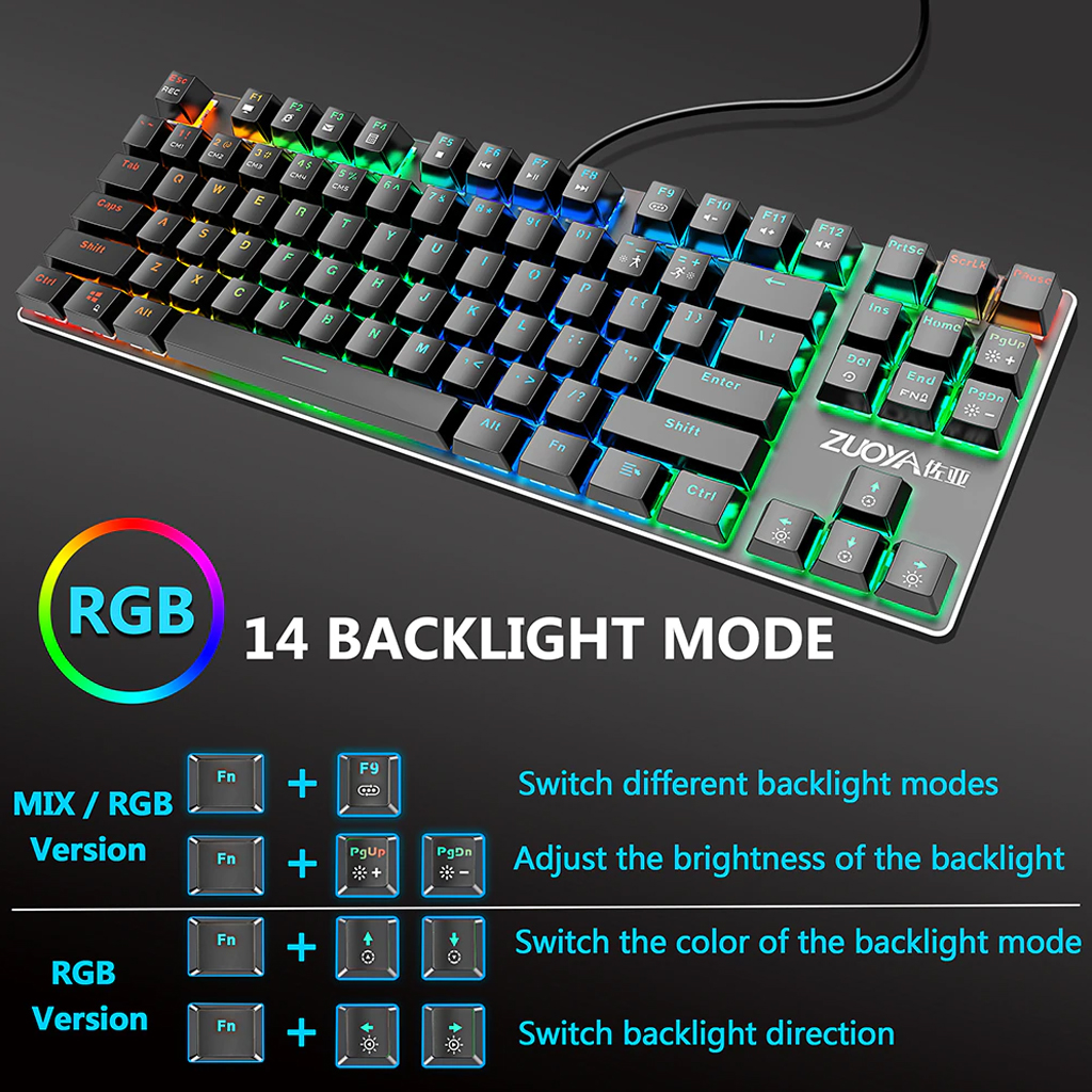 Combo Bộ Bàn Phím Chuột Gaming Và Tai Nghe Chụp Tai Máy Tính Chơi Game Bàn Phím Cơ X51 Led RGB + Chuột V6 + Tai Nghe Q9 - Hàng Chính Hãng
