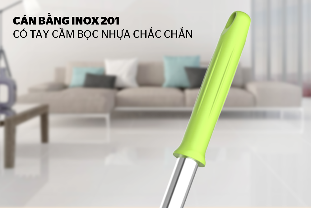Bộ Lau Nhà 360 Độ Sunhouse Thế Hệ Mới KS-CL260PG
