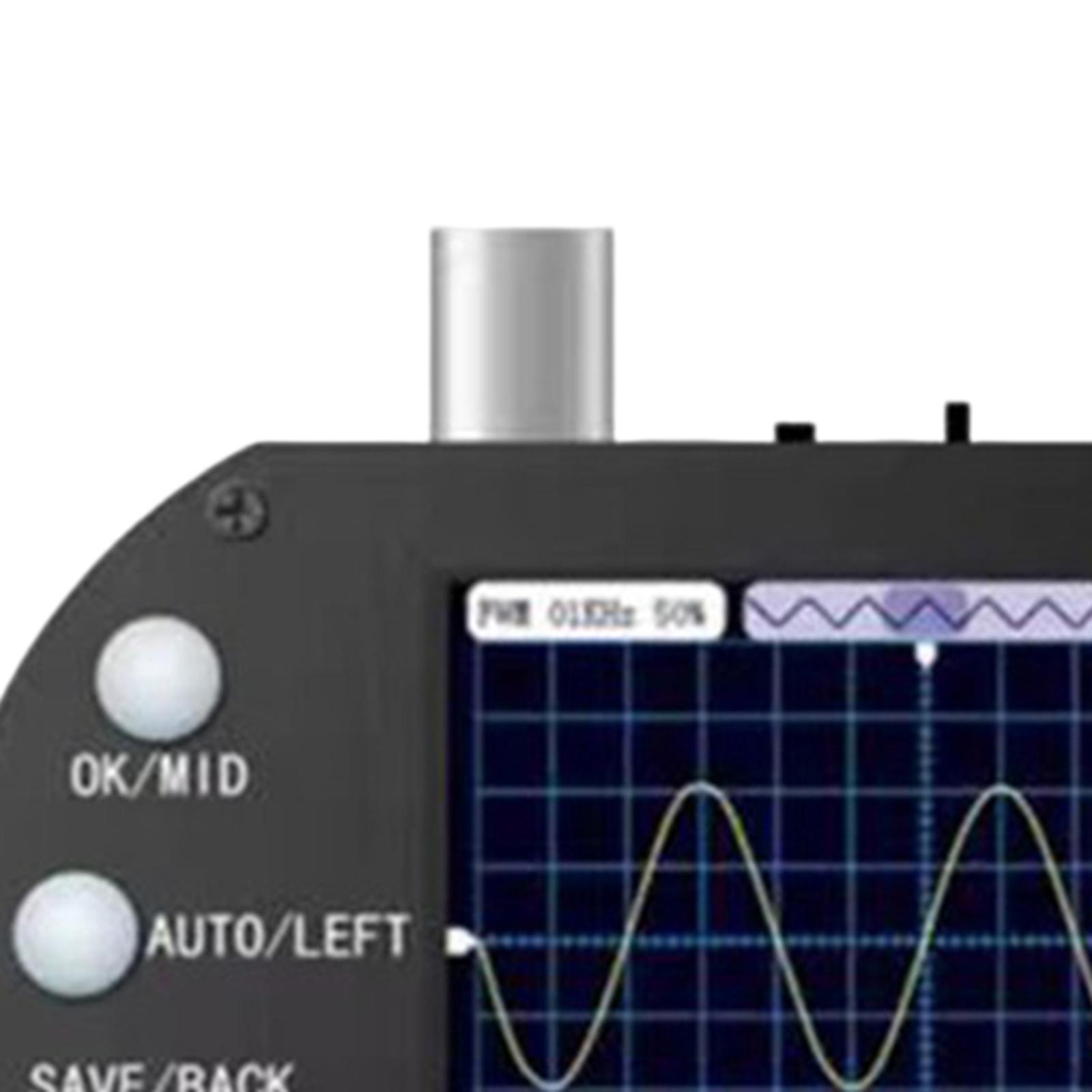 Digital Oscilloscope Transistor Tester,Sampling Rate 200kHz , 2.4 inch Screen, PWM Square Wave Output, Voltage Continuity Tester