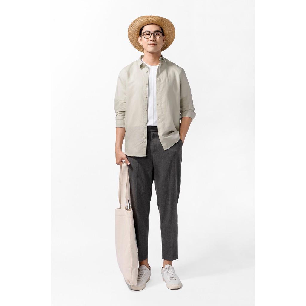 Áo sơ mi nam LINEN x COTTON tay dài 5 màu 10S21SHL006 - Shop LASTORE