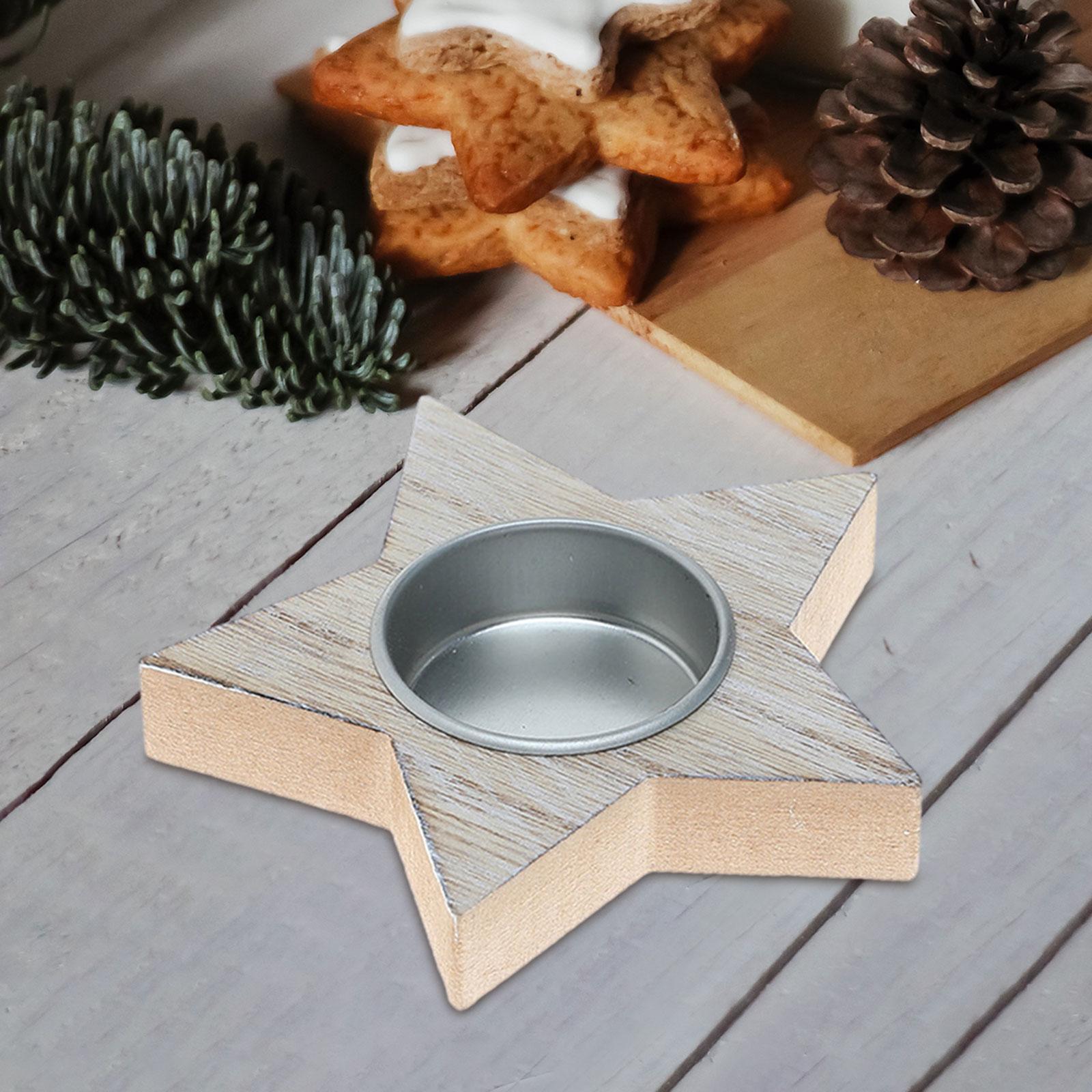 Candle Holder Candle Stand Crafts, Ornament, Candlestick Holder Decorative for Christmas Table Centerpiece Dinner
