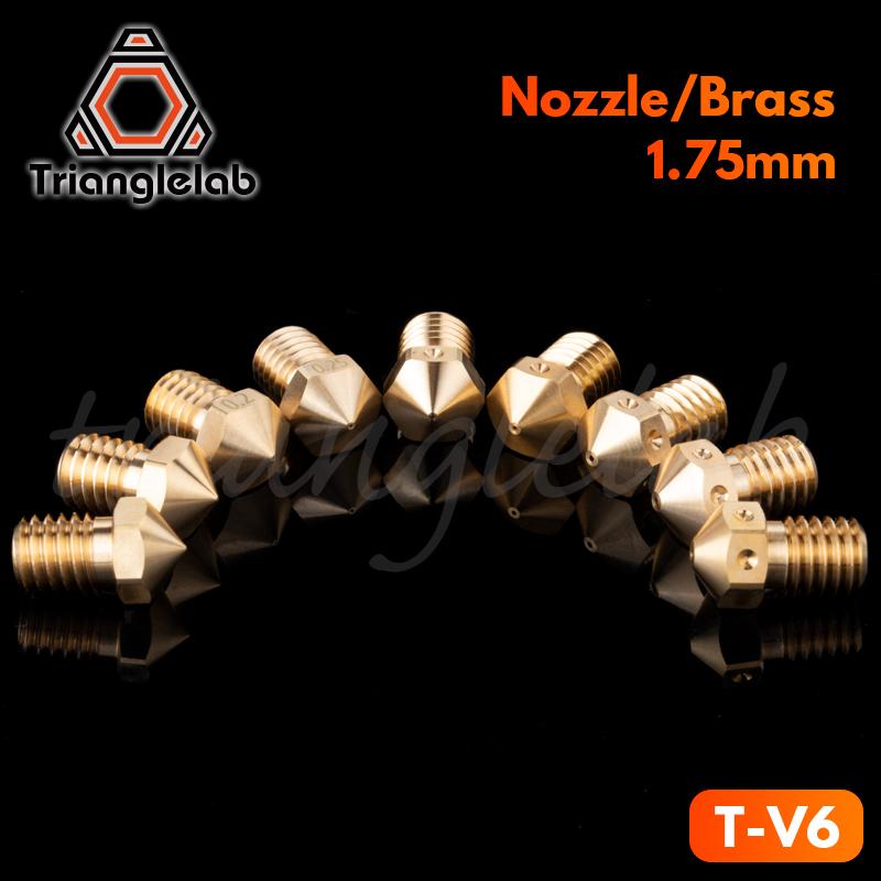 Đầu phun Trianglelab T-V6 Đầu phun V6 chất lượng hàng đầu cho máy in 3D hotend M6 Đường chỉ may cho Đầu phun hotend Tatan đùn