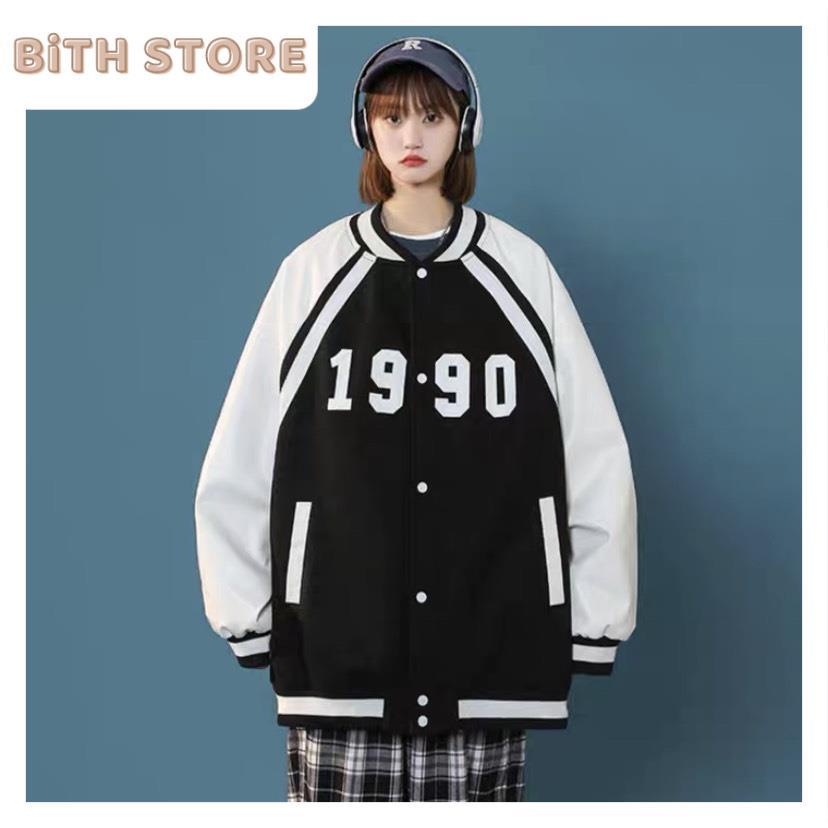 Áo khoác dù bomber cúc bấm không cổ 1990 cho nữ dễ thương hai lớp lót dù áo khoác bomber chất dù hai lớp phong cách Hàn quốc