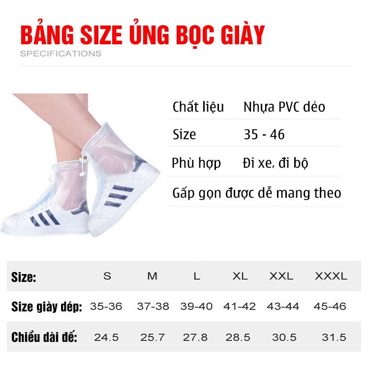 Ủng giày đi mưa thông minh chống nước - chống trượt siêu bền