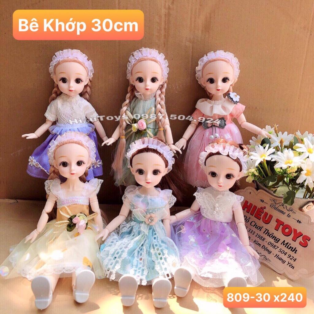 Búp Bê Mắt Đá 4d Xinh Xắn Có Khớp Cao 30cm Váy Thiết Kế Thời Trang Đồ Chơi cho Bé Gái Hiếu Toys