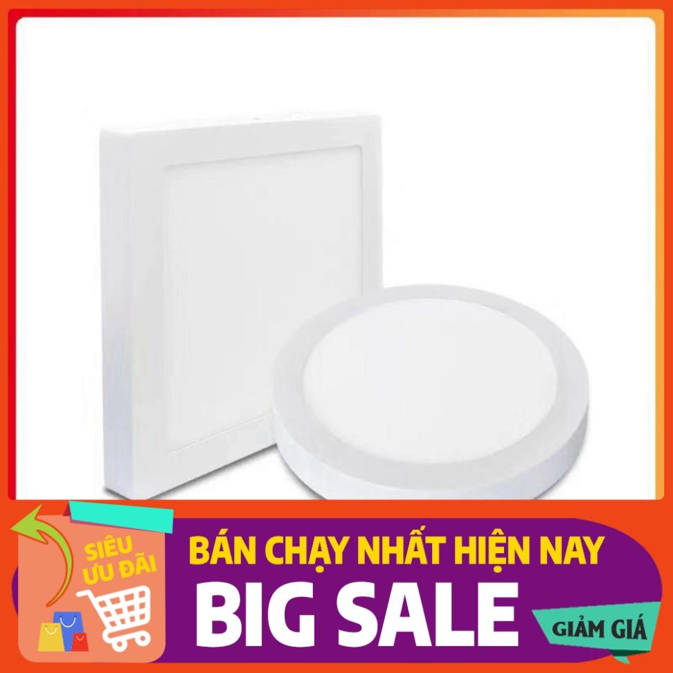 ĐÈN ỐP TRẦN NỔI, ĐÈN PANEL CHIẾU SÁNG 6W -24W TRÒN VUÔNG Trắng Vàng