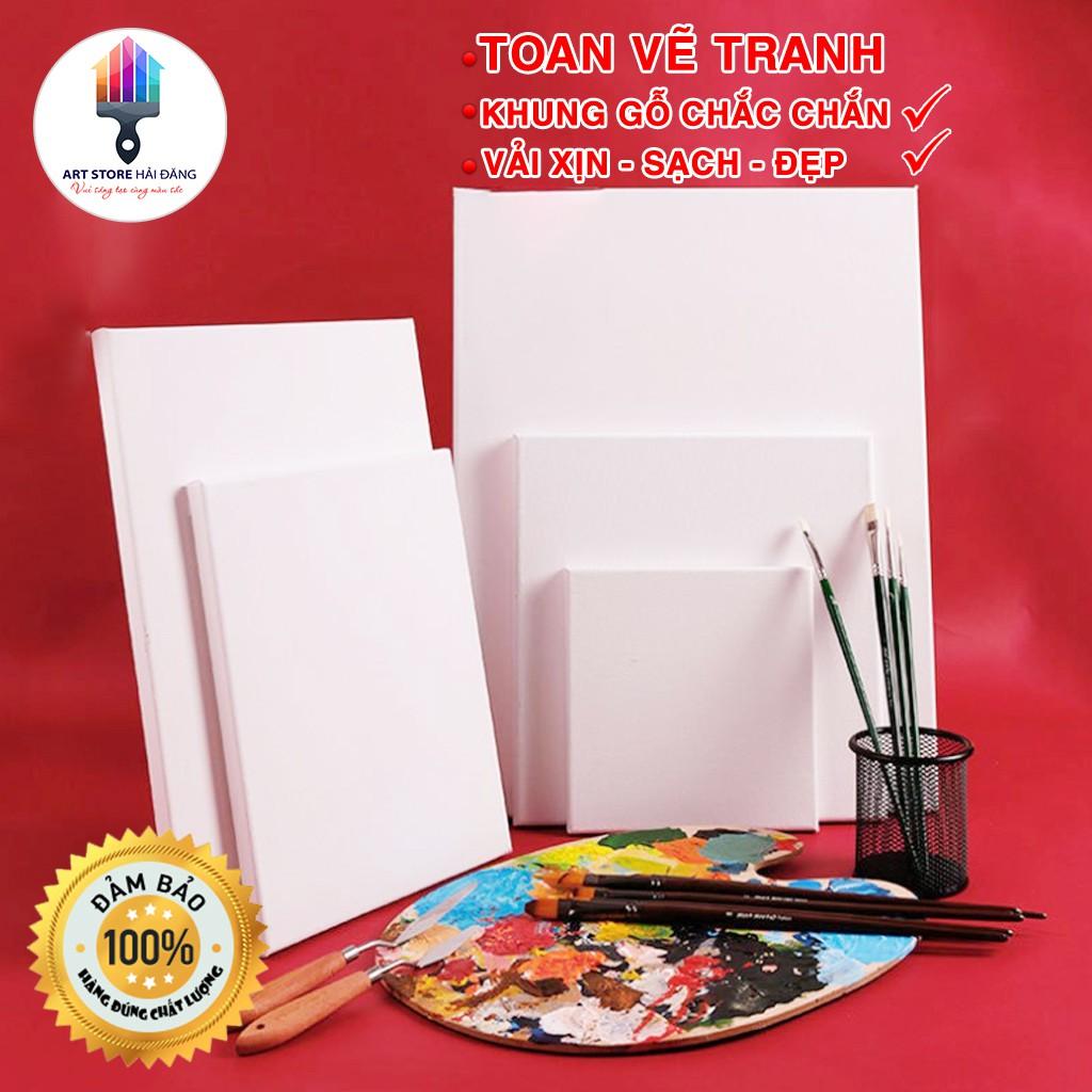 Combo 5 toan vẽ tranh canvas 20-30cm(giá rẻ hơn bán lẻ) toan xịn, chất lượng