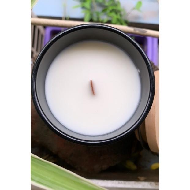 Nến thơm BST Winter Botanical đạt chuẩn xuất Âu - tinh dầu cao cấp, sáp cọ không khói, an toàn - 7.4oz, bấc gỗ, nắp gỗ