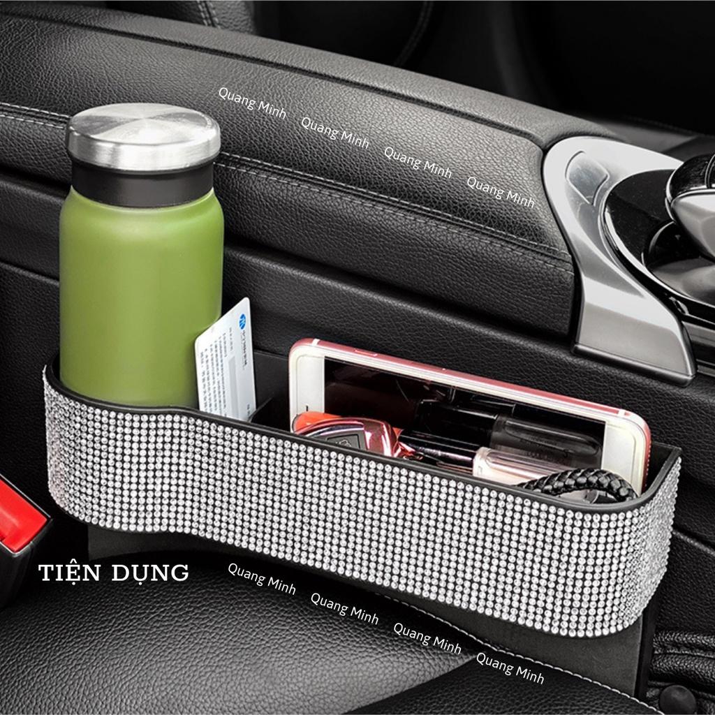 Cao Cấp Sang Trọng Trong Xe Ô Tô Khay Để Đồ Khe Ghế - Khay Cài Khe Ghế Đa Năng