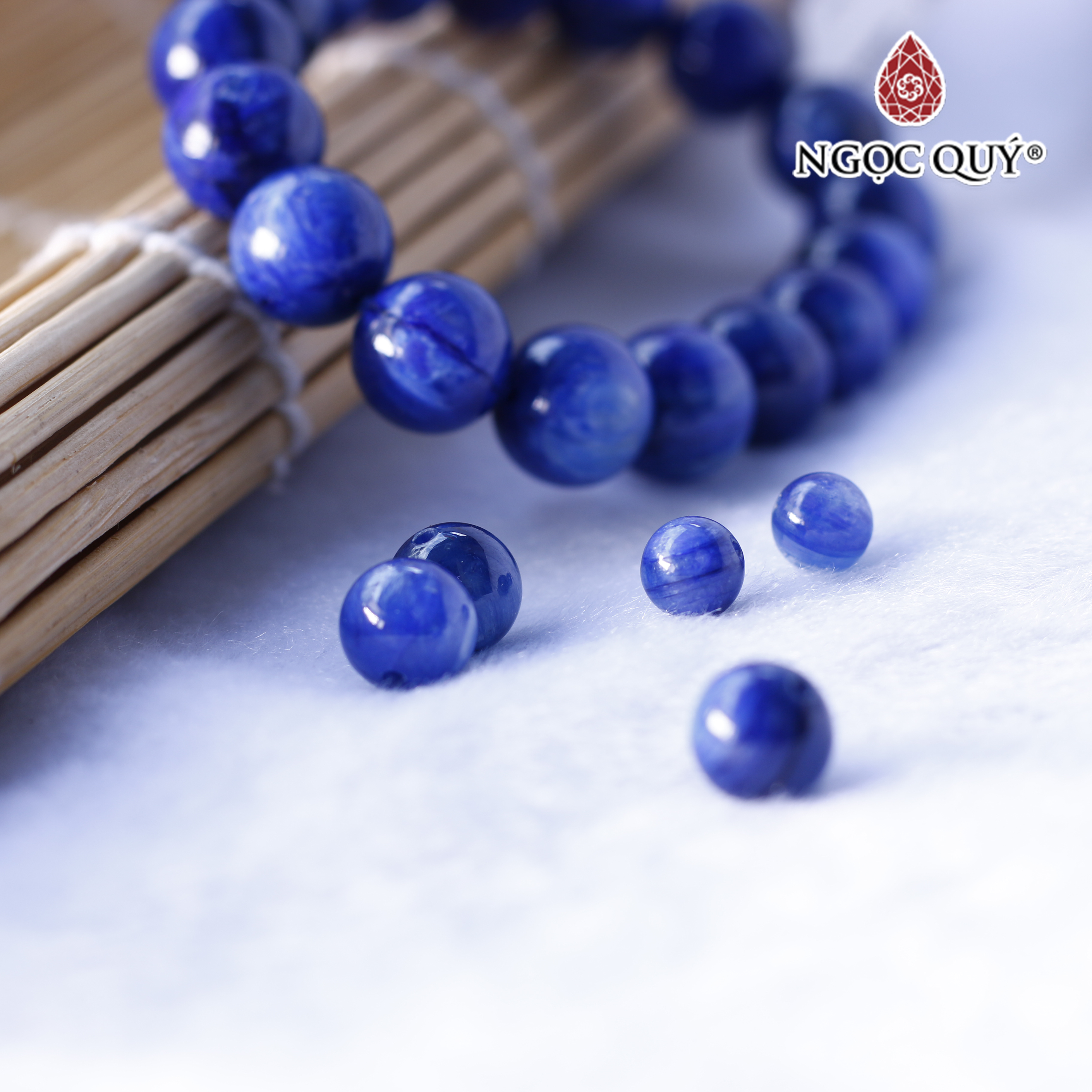 Hạt lẻ đá Kyanite mệnh thủy, mộc - Ngọc Quý Gemstones