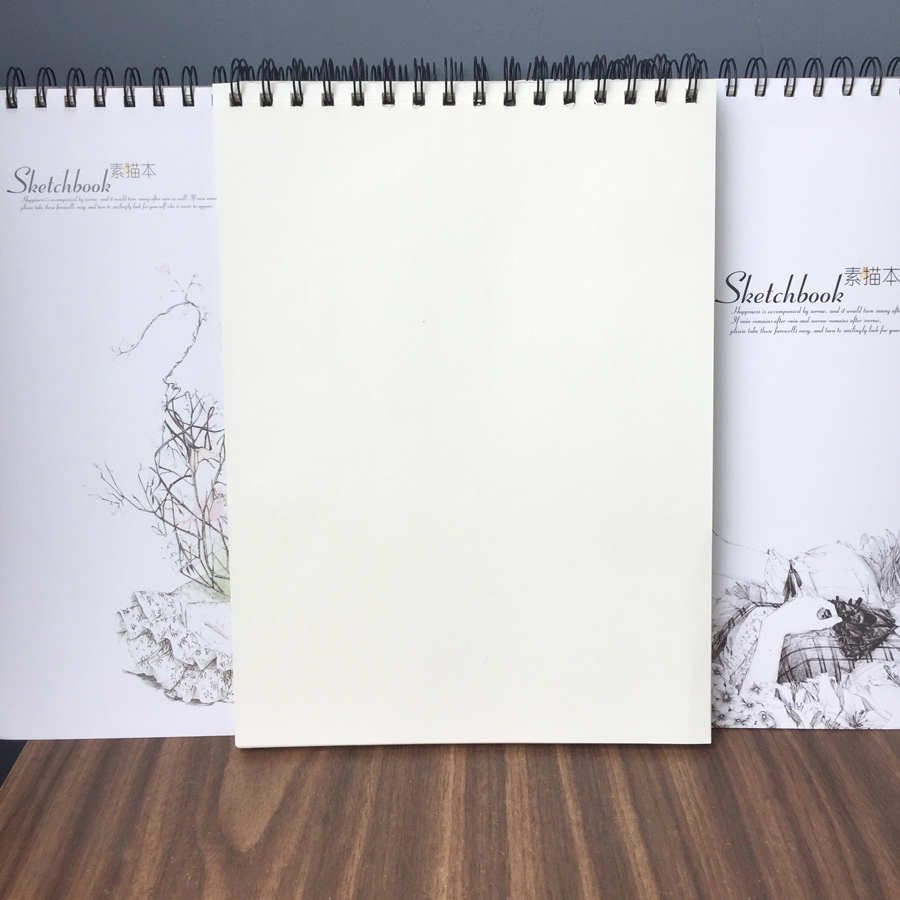 Sổ Ký Hoạ Gáy Lò Xo Cao Cấp A4 Sketchbook