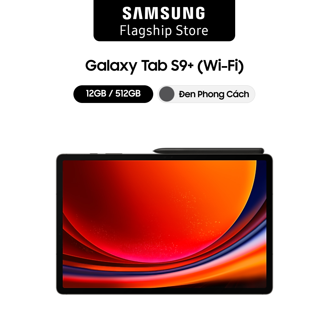 Hình ảnh Máy tính bảng Samsung Galaxy Tab S9+ Wifi 12GB_512GB - Hàng chính hãng