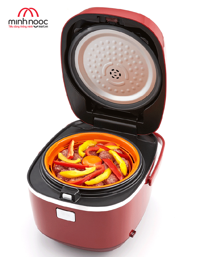 HÀNG CHÍNH HÃNG: Nồi cơm điện Tiger dung tích 1.0l  JBX-A10W màu đỏ